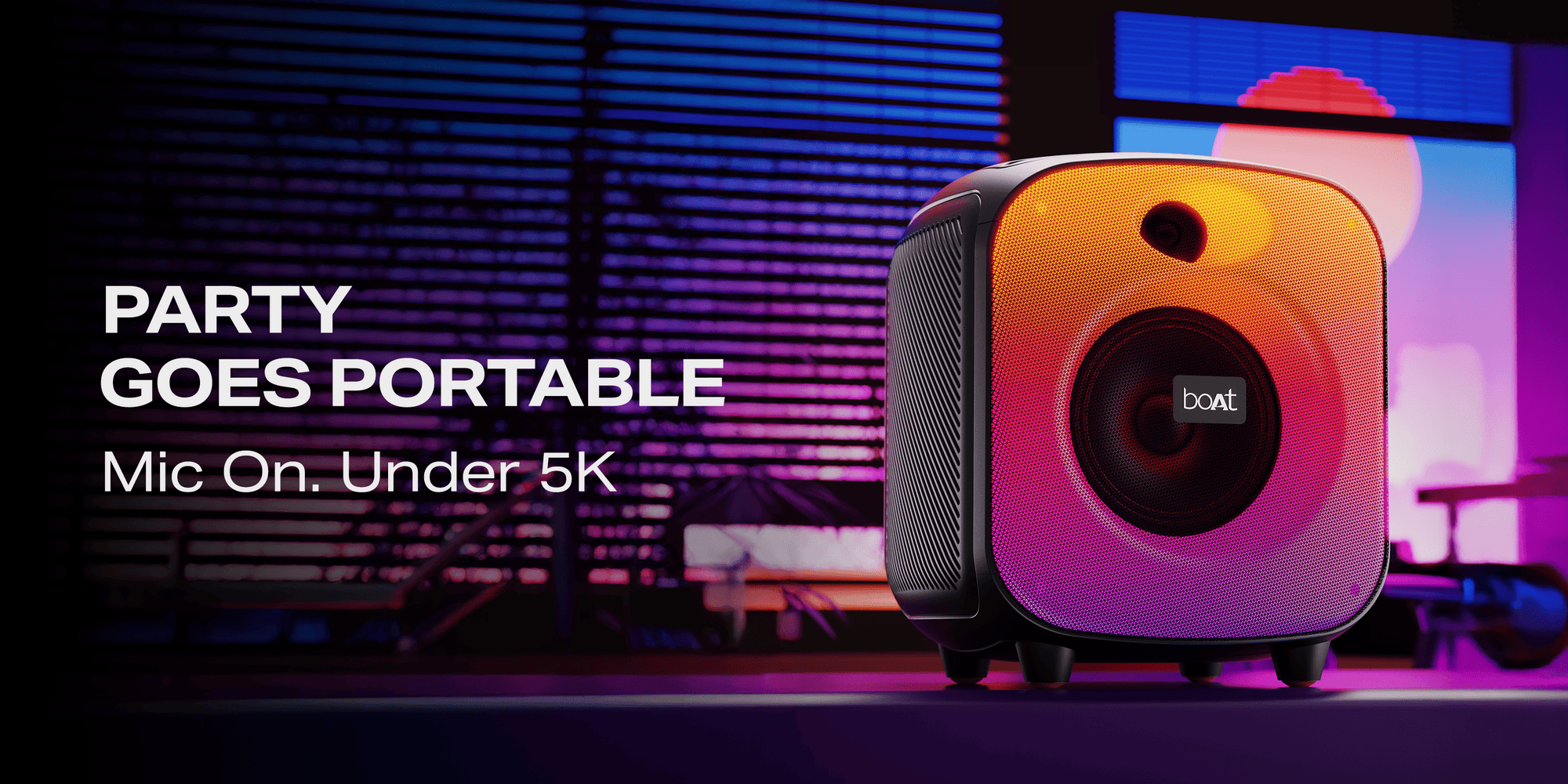 Portable Party Speakers With Wired & Wireless Mic – Best Picks Under ₹8000