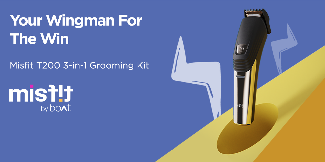 Introducing the boAt Misfit T200: The Best 3-in-1 Grooming Kit for Men