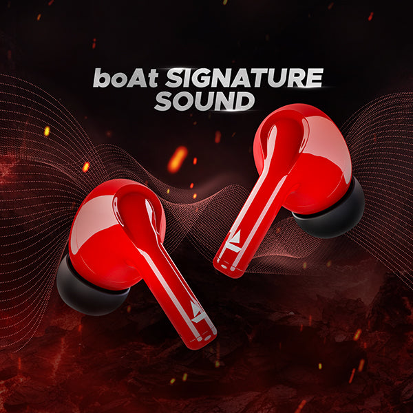 boAt Airdopes 161 Deadpool Edition | Wireless Earbuds with 40 Hours Playback, ASAP™ Charge, boAt Immersive Sound, Bluetooth v5.1