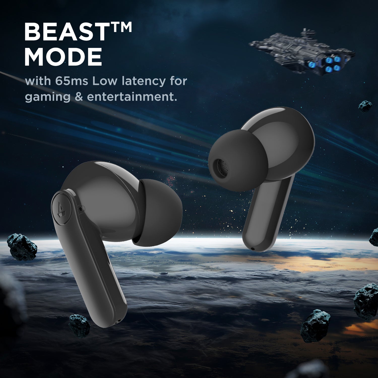 boAt Airdopes 138 PRO | Wireless Earbuds with 11mm Drivers, ENx™ Technology, BEAST mode, 45 Hours of battery life