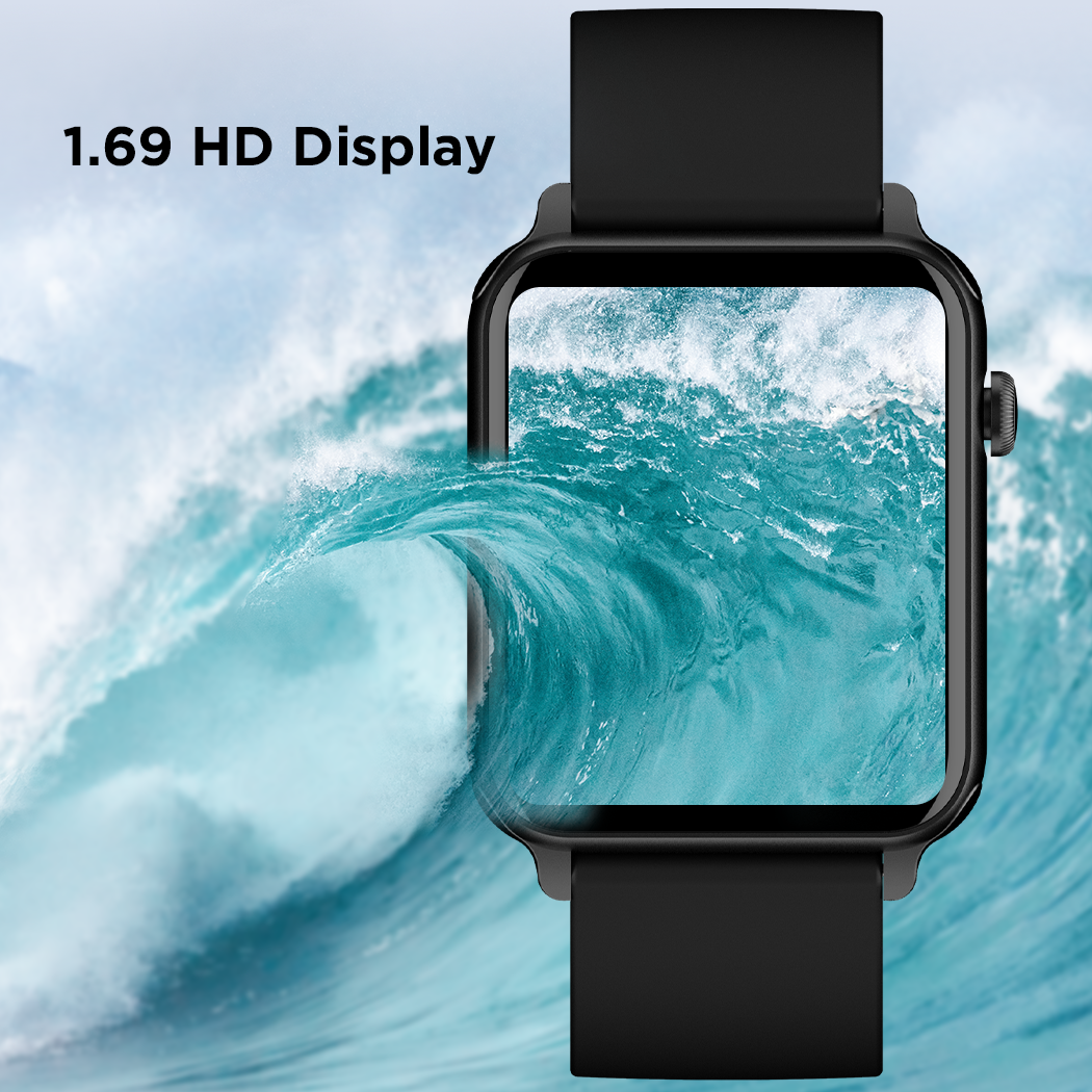 boAt Wave Voice | Most Featured Calling Smart Watch with 10 days of battery life, 1.68" (4.29cm) HD Curved Display, SpO2 & Heart Rate Monitoring