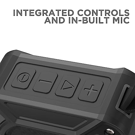 boAt Stone E 300 | Portable Bluetooth Speaker with 5W Immersive Sound, 6 Hours Playback, Bluetooth 5.0, 1500 mAh Battery