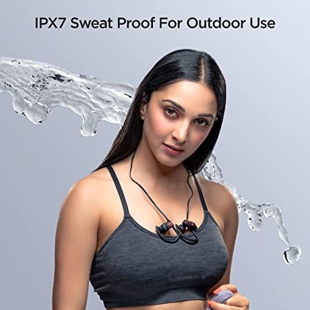 boAt Rockerz 261 | Wireless Neckband Earphone with 11mm Premium Drivers, Uninterrupted music Upto 8 Hours, IPX7 Water Resistance