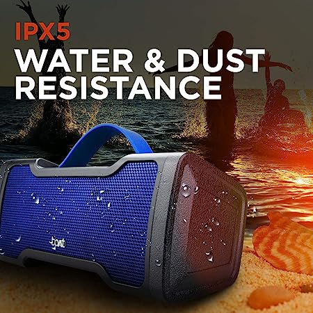 Stone 1010 | Party Speaker with 14W Output, 10 Hours of Playtime, IPX5 Water Resistant, 3000mah Battery