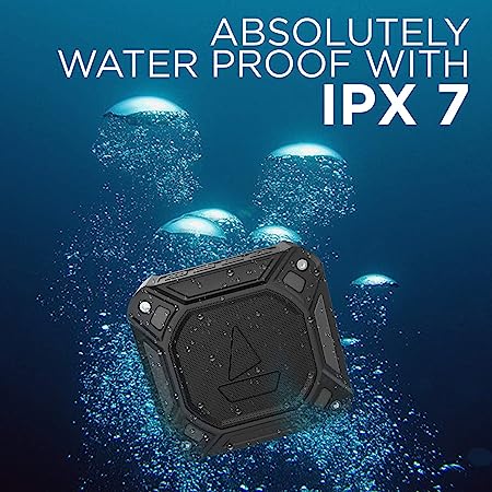 Stone 300 | Pocket Bluetooth Speaker with 50mm Driver, 7 Hours of Playtime, IPX7 Water Resistant