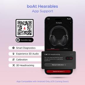 boAt Nirvana Eutopia | Wireless Headphone with 20H Playback, Dual Mics with ENx™ Tech, ASAP™ Charge