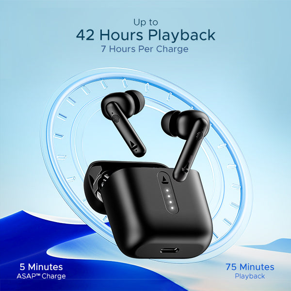 boAt Airdopes 141 | Wireless Earbuds with 42 Hours Playback, ENx™ Technology, BEAST™️ Mode