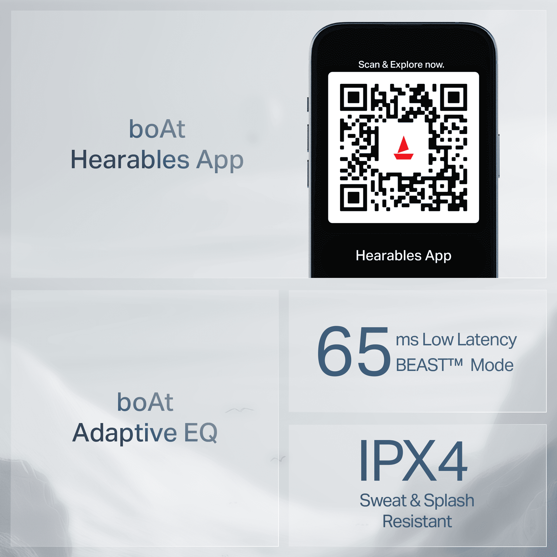 boAt Rockerz Prime 255Z | Wireless Neckband with 50 Hours Playback, Spatial Audio, AI ENx™ Tech, Dual EQs & BEAST™ Mode