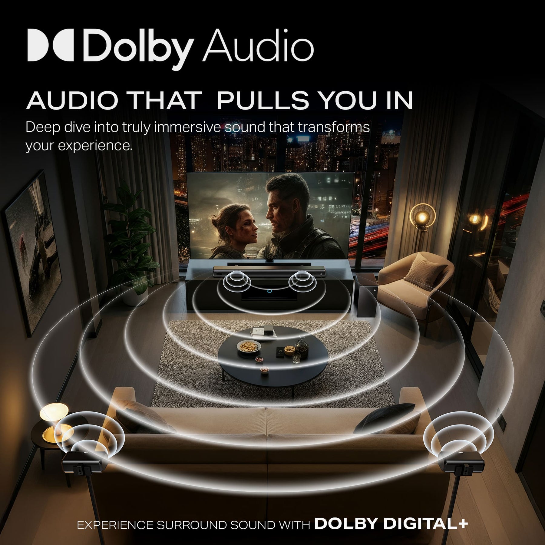 boAt Aavante Prime Beat | 500W 5.1 Channel Soundbar with Wired Subwoofer, Satellites & Multi-Connectivity