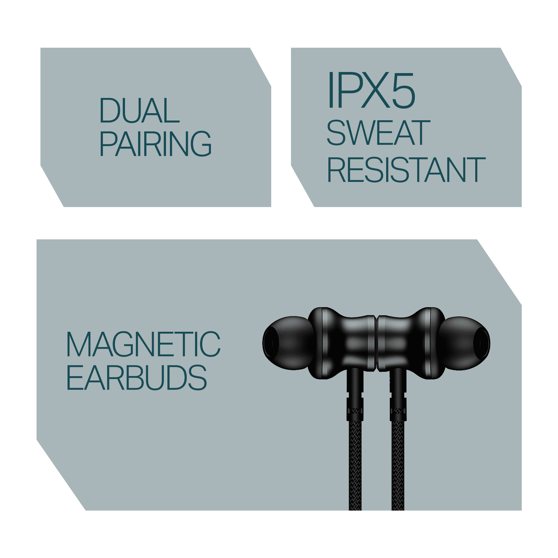 boAt Rockerz 113 | Wireless Neckband with ENx™ Tech, 40H Playback, Beast™ Mode, Dual Pairing