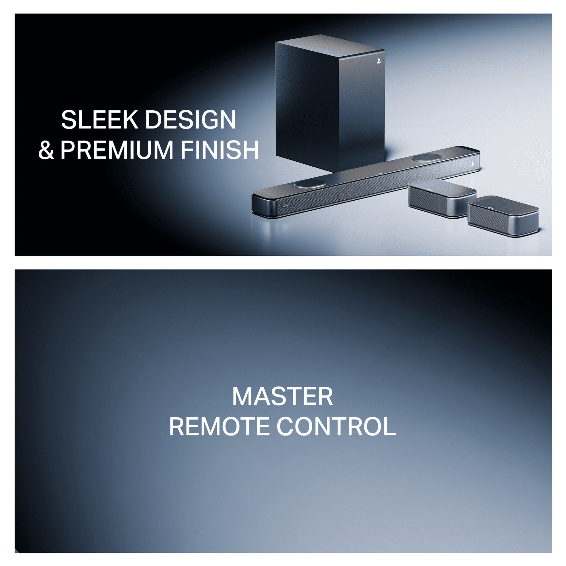 boAt Aavante Prime 5.1.2 5050DA | 550W 5.1.2 Channel Soundbar with Dolby Atmos, Wireless Rear Satellites & Master Remote