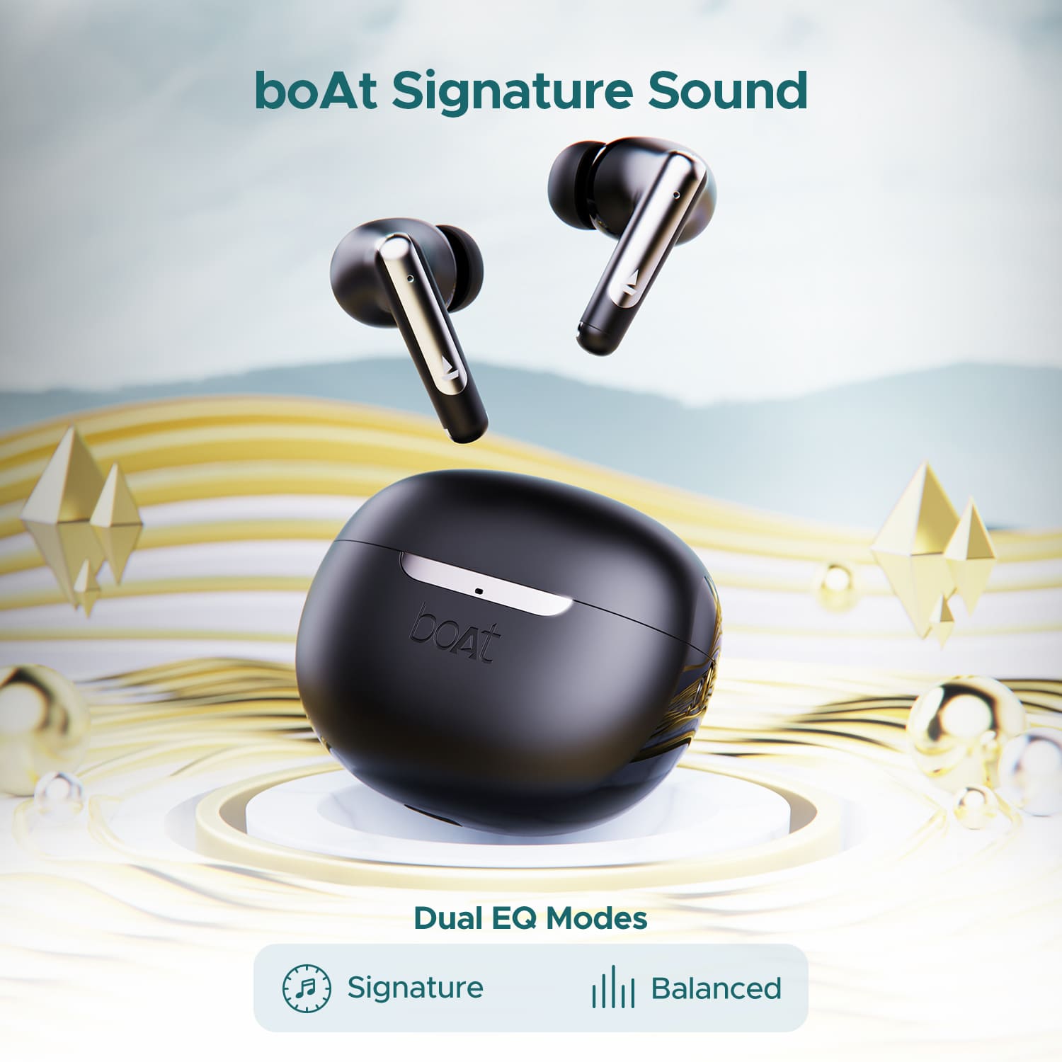 boAt Airdopes 141 ANC | Wireless Earbuds with Active Noise Cancellation up to 32dB, 42 Hours Playback, BEAST™️ Mode