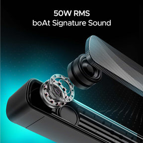 boAt Aavante Bar A1040 | 50W Bluetooth Soundbar, 2.1 Channel with Wired Subwoofer, Master Remote Control, Multi Connectivity