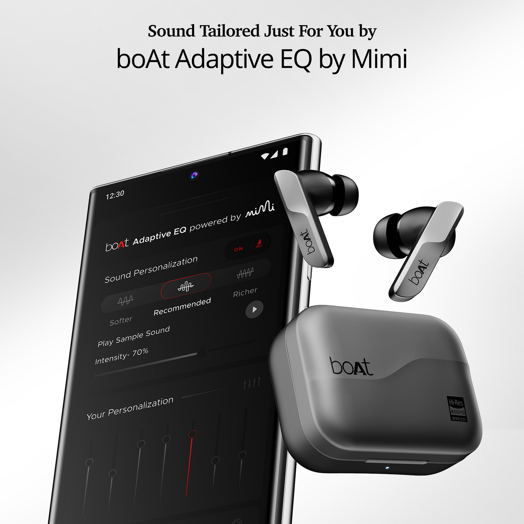 boAt Airdopes 800 HiDef | Wireless Earbuds with 40 Hours Playback, High-Res Audio with LDAC, AI ENx Technology