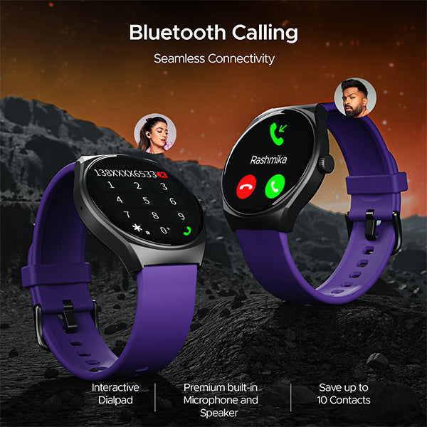 boAt Lunar Comet | HD Display 1.39" (3.53 cm) Smartwatch with Bluetooth Calling, Functional Crown, 100+ Sports Modes