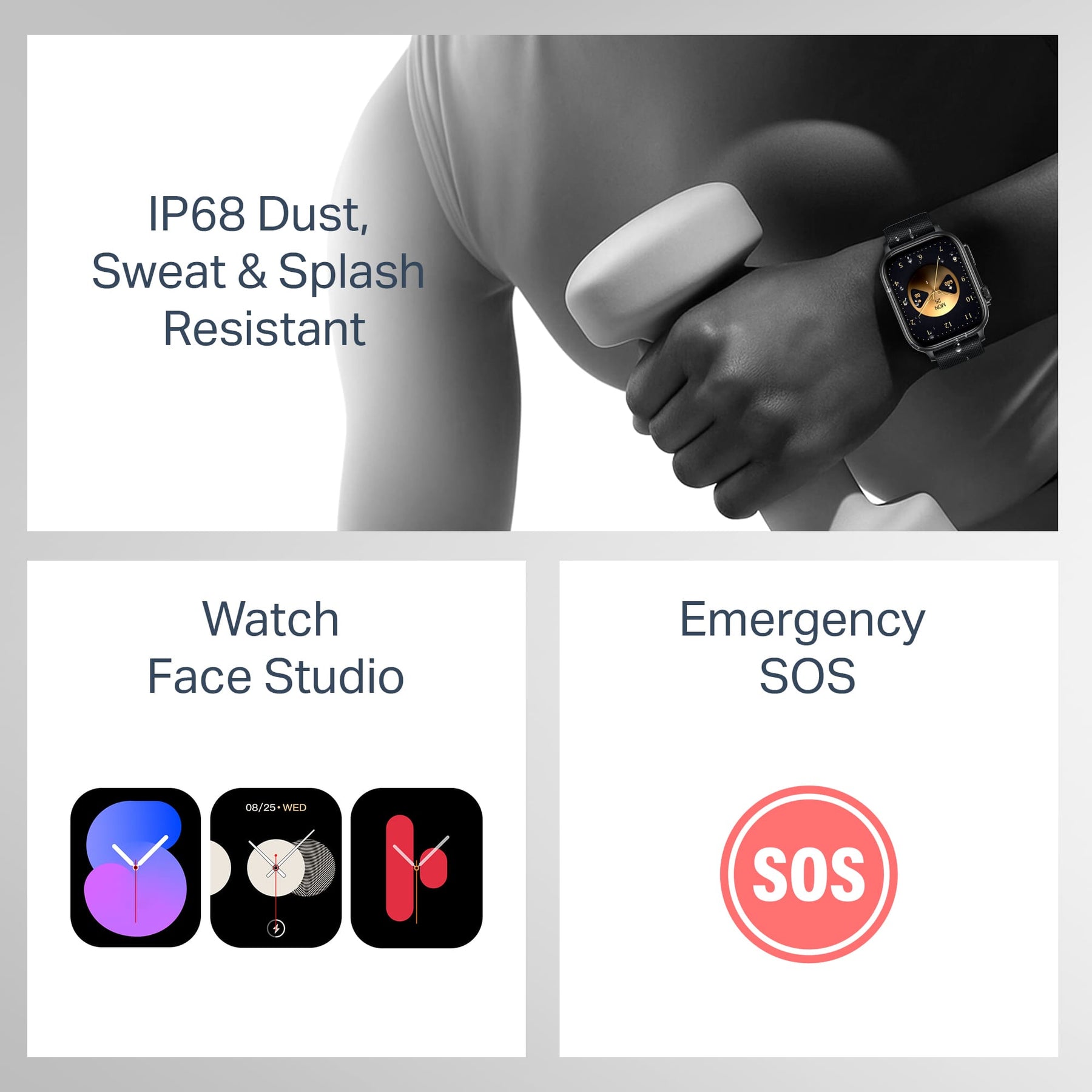 boAt Storm Infinity Max | Smartwatch with 2.01" HD Display, 20-Day Battery Life, BT Calling, IP68, and Functional Crown