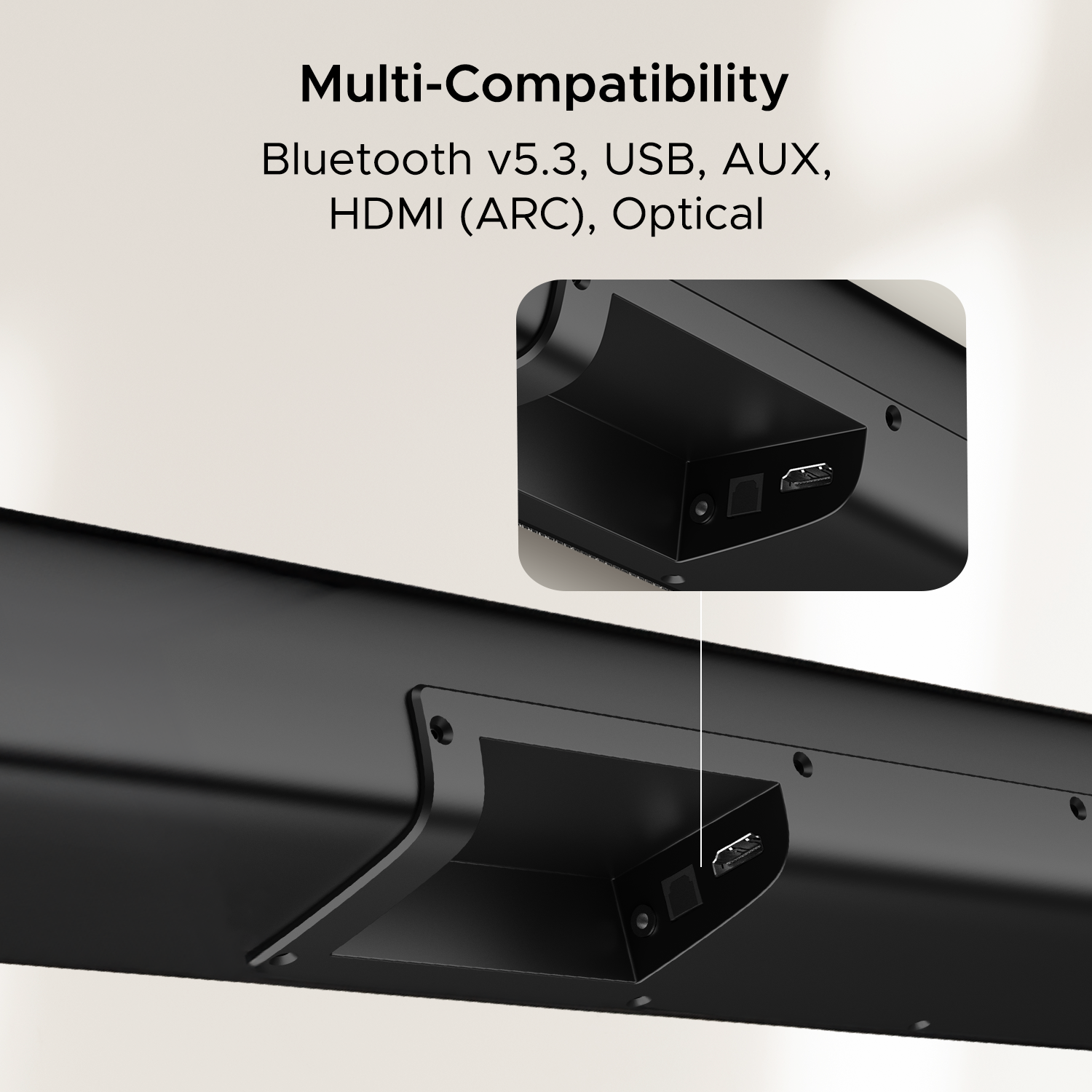 boAt Aavante Bar 2000 Pro | Bluetooth Soundbar with Wireless Subwoofer, 200W RMS boAt Signature Sound, Multiple EQ Mode, BT v5.3