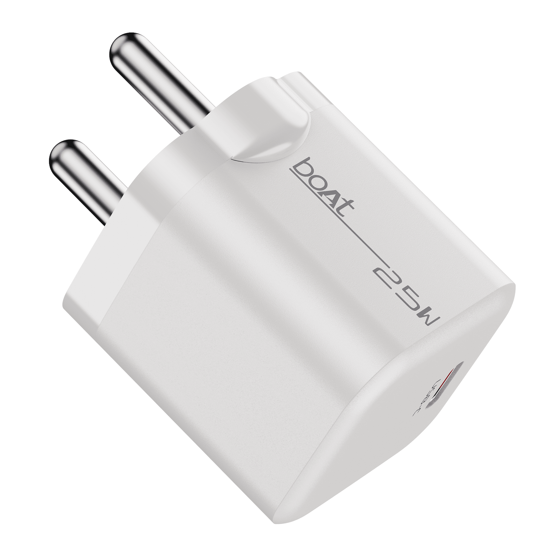 boAt 25W PD Charger | Fast Charging Adapter with PD & PPS, 12-Layer Protection & Compact Design