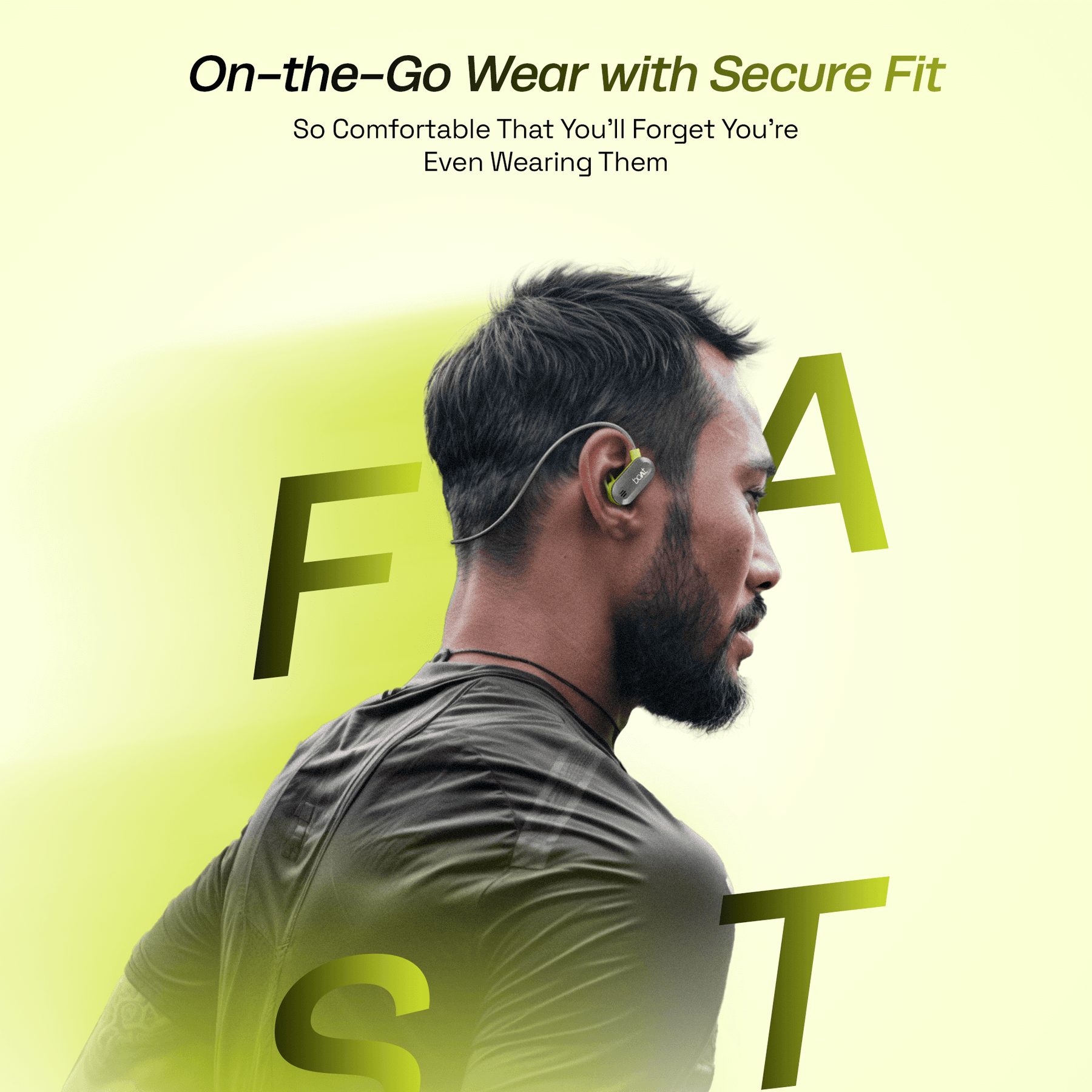 boAt Rockerz 261 Pro | Wireless Earphone with 15 Hours Playback, ASAP™ Charge, 14.8mm Drivers, Bluetooth v5.3, ENx™ Tech (Perfect for Outdoor Sports)