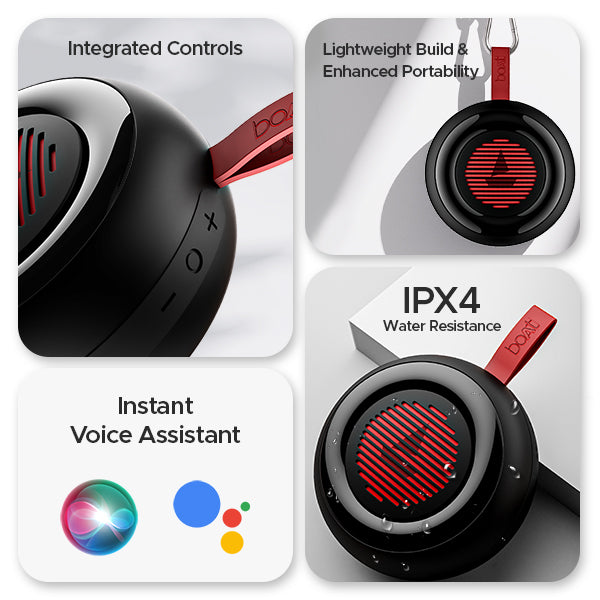 boAt Stone 105 | Portable Bluetooth Speaker with 5W RMS Immersive Sound, 11 Hours Playback, Bluetooth v5.0