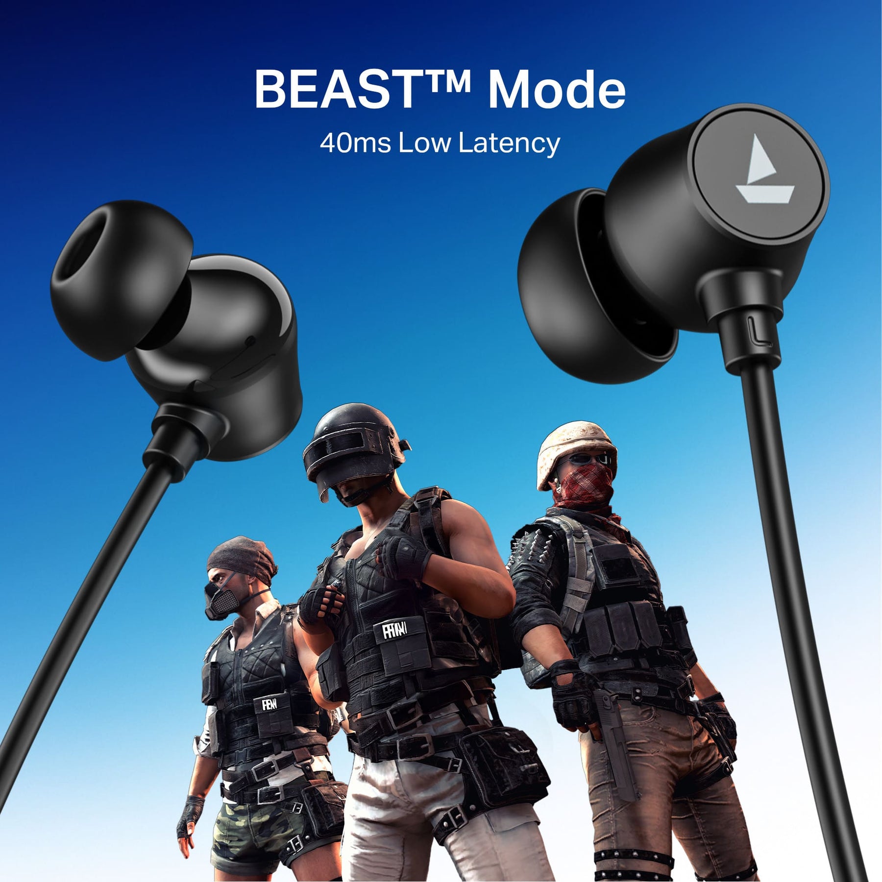 boAt Rockerz 301 ANC | Wireless Neckband Earphones with 40 Hours Playback, 30dB ANC & BEAST™ Mode