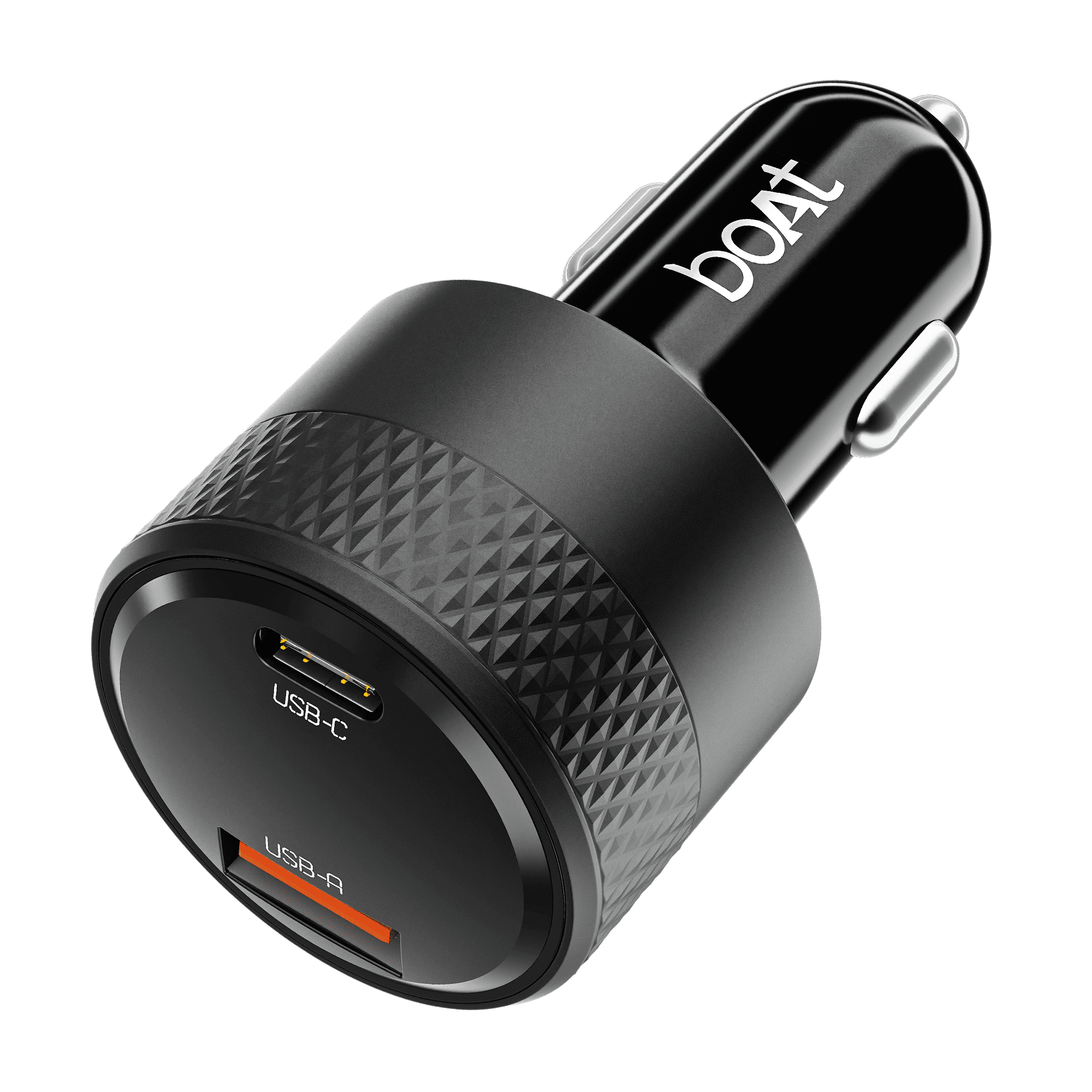 Boat 55W Fast Car Charger Carbon Black — boAt