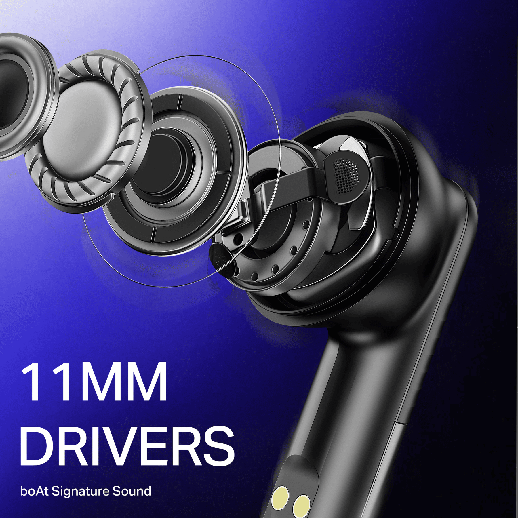 boAt Airdopes Prime 412 | Wireless Earbuds with 50 Hours Playback, AI-ENx™ Calling, BEAST™ Mode & boAt Signature Sound