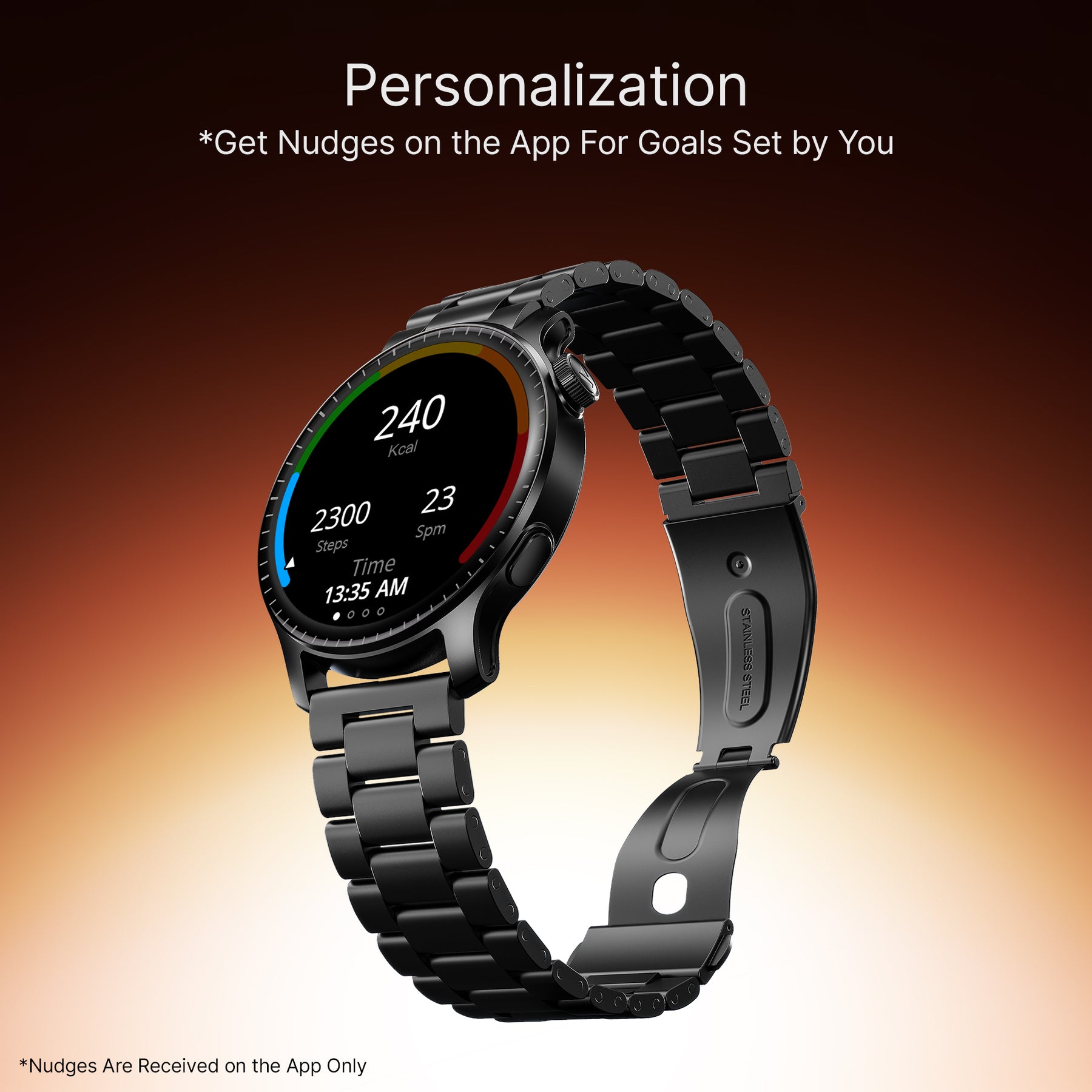 boAt Ultima Prime | Smartwatch with 1.43" AMOLED Display, Cloud Watch Faces, Emergency SOS, BT Calling, Functional Crown