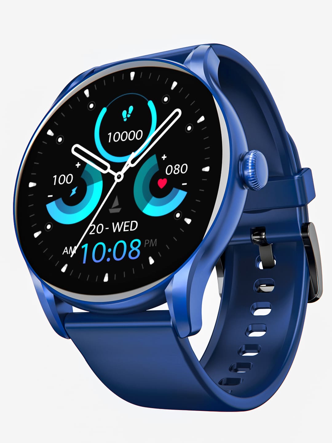 boAt Lunar Connect Ace | Round AMOLED Display Smartwatch with 1.43" (3.63 cm) Screen, Bluetooth Calling, 100+ Sports Modes