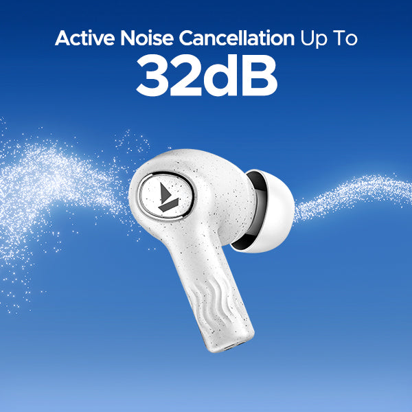 boAt Nirvana Ion ANC | Wireless Earbuds with Active Noise Cancellation, ENx™ Technology, 120 Hours Playback, BEAST™ Mode