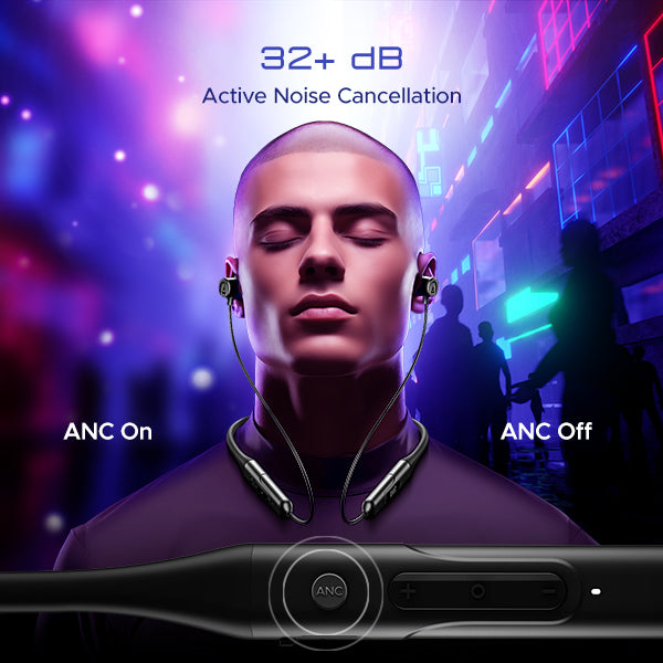 boAt Rockerz 255 ANC | Wireless Earphone with 100H Playback, ASAP™ Charge, BEAST™️ Mode, Active Noise Cancellation