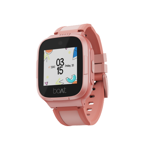 boAt Wanderer | Kids Smart Watch with Geo-fencing & in-built GPS, 2 Megapixel Camera, In-built 4G Sim Connectivity