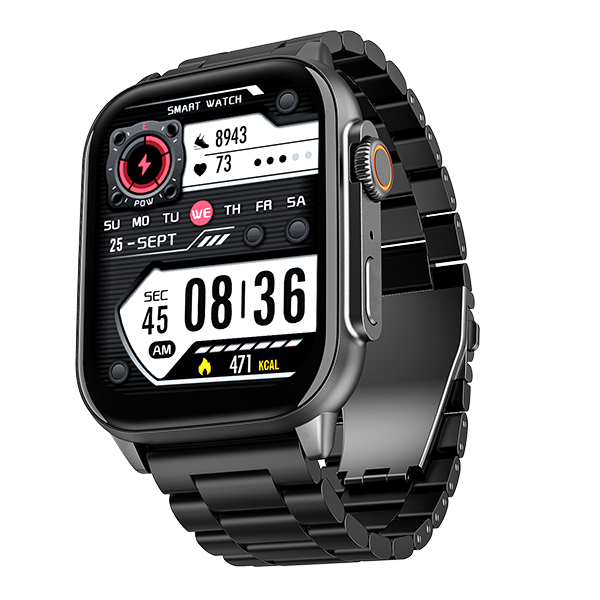 boAt Wave Vivid | Premium 2.0" (5.08 cm) AMOLED Display Smartwatch with BT Calling, 100+ Sports Modes, SpO2 Measurement
