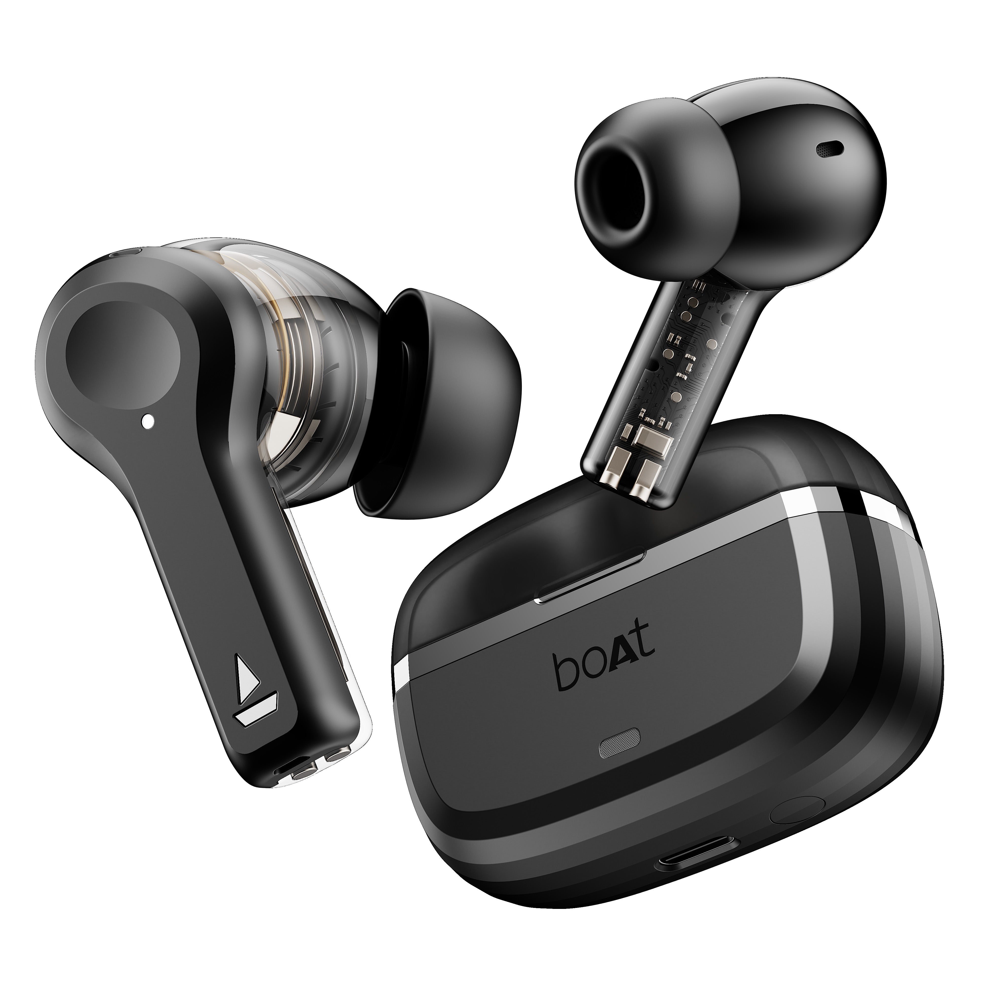 boAt Nirvana Space TWS Earbuds with boAt 360º Spatial Audio, 32dB Active Noise Cancellation