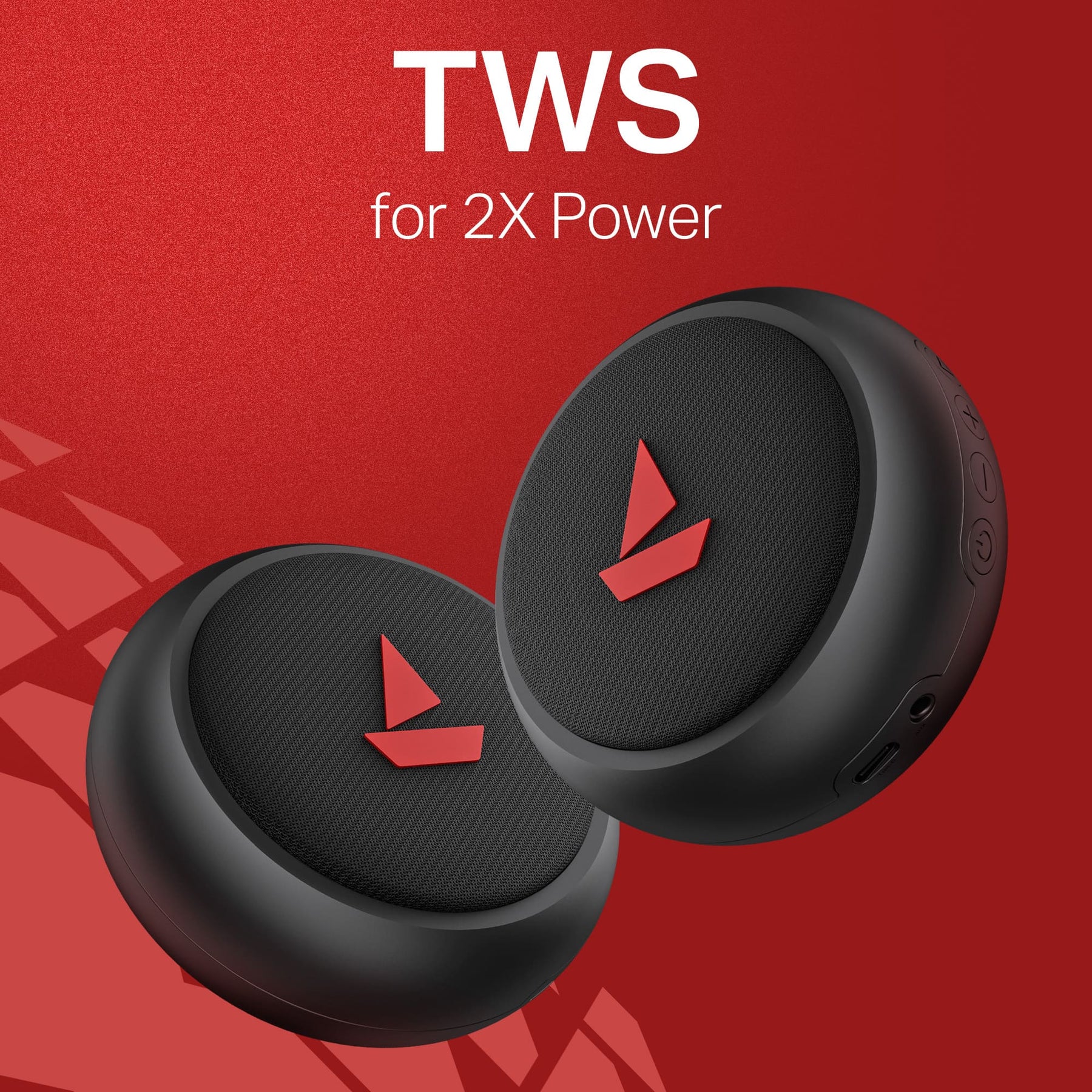 boAt Stone 108 | Portable Bluetooth Speaker with 3W Sound, 12H Playback, TWS feature & IPX4 Resistance