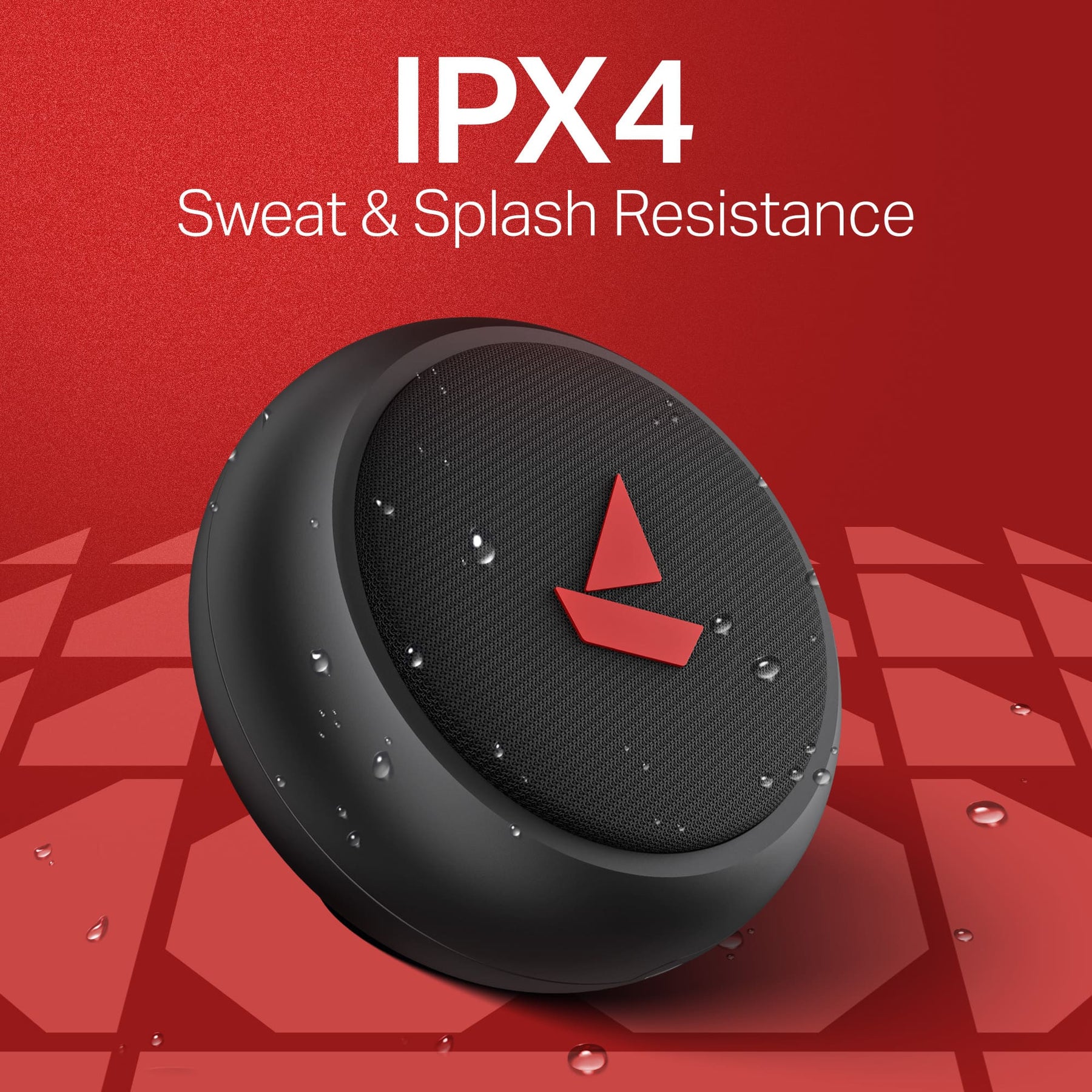 boAt Stone 108 | Portable Bluetooth Speaker with 3W Sound, 12H Playback, TWS feature & IPX4 Resistance