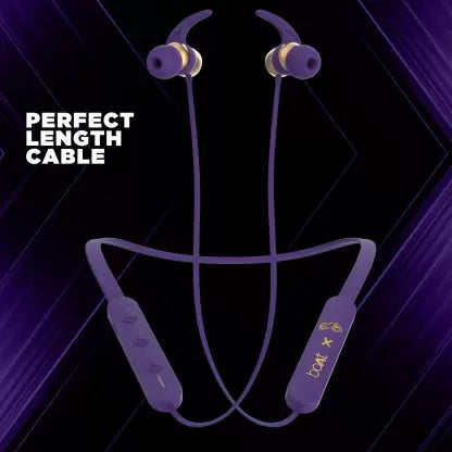 boAt Rockerz 255 KKR Edition | Equipped with 10mm Drivers, Limited Edition KKR Design, 6H Nonstop Playback, 110mAh Battery - boAt Lifestyle