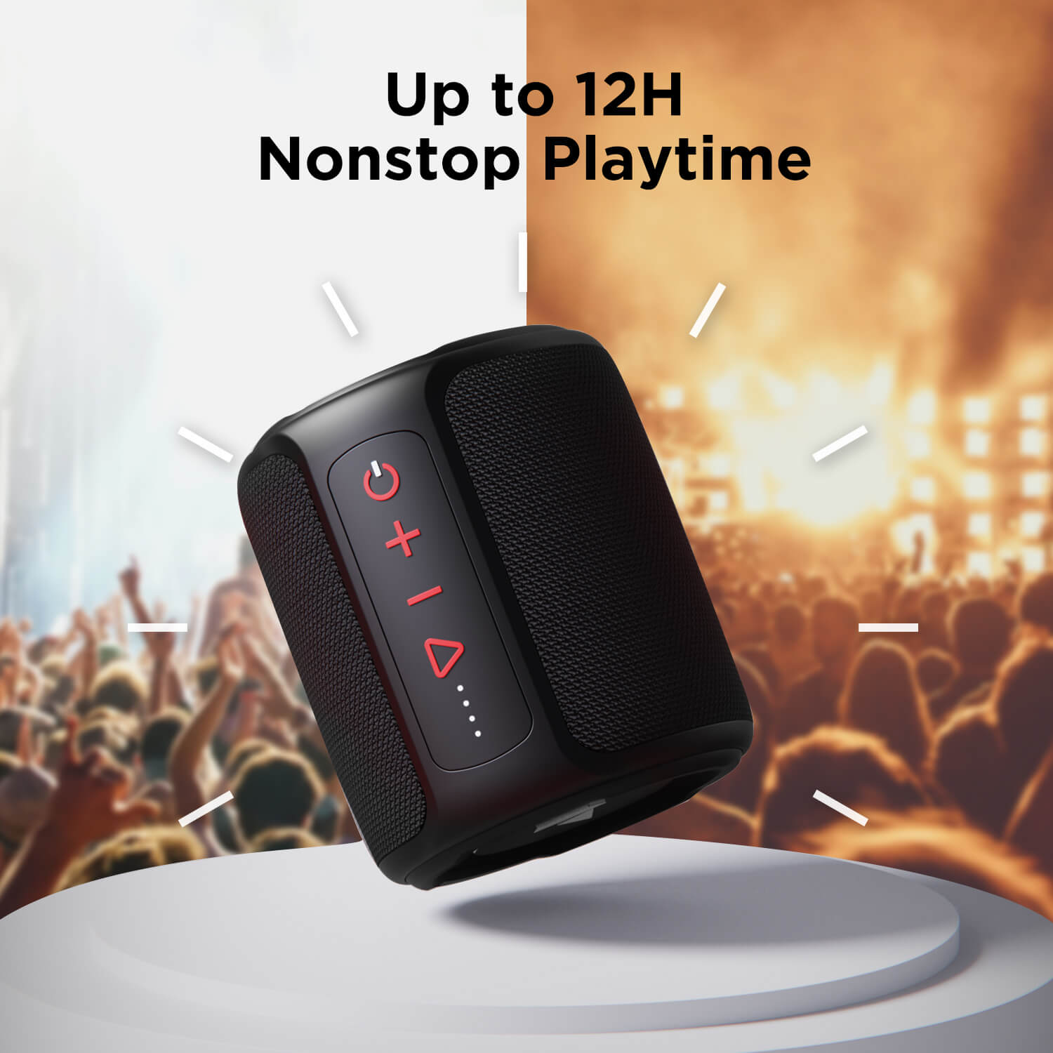 Stone 352 | Wireless Portable Bluetooth Speaker with 10W boAt Signature Sound, Up to 12 Hours Nonstop Playback on