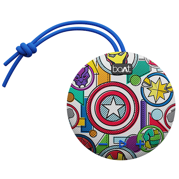 boAt Stone 190 Stark Fusion Marvel Edition | Portable Bluetooth Speaker with 5W RMS Sound, 4 Hours Playback, Bluetooth v5.0