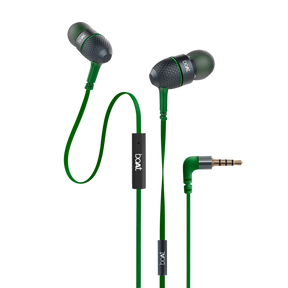 Bassheads 228 | Wired Earphones with Poweful 10mm Driver, Passive Noise Cancellation, Polished metal design