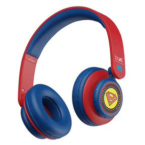 boAt Rockerz 450 Superman DC Edition | Wireless Bluetooth Headphone with 40mm Dynamic Drivers, Upto 15 Hours Playback, Adaptive Headband
