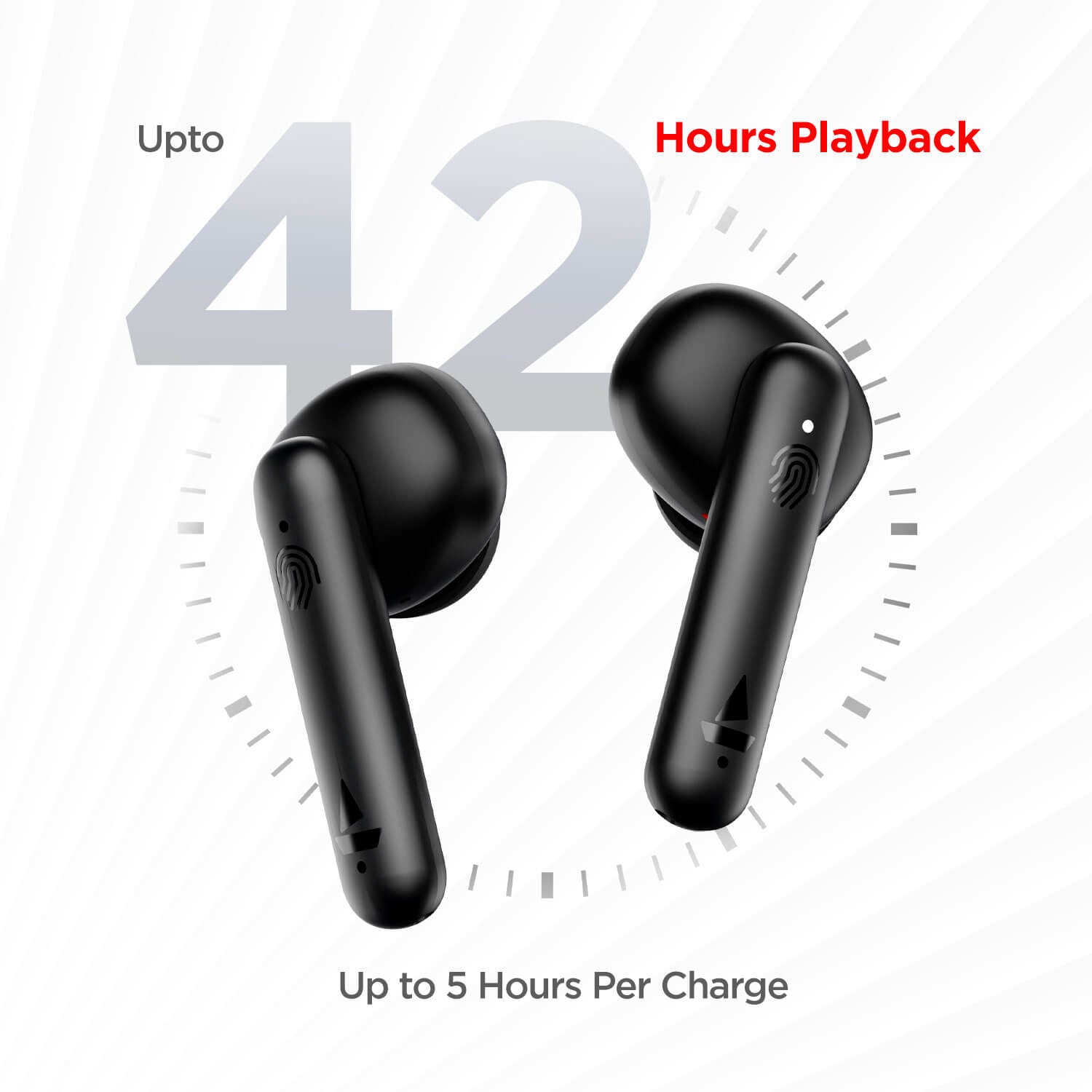 boAt Airdopes 148 | Wireless Earbuds with 8mm Drivers, IWP & ENxTM Technology, ASAP Fast Charge, Upto 42 hours Playback, IPX4 Sweat & Water Resistance