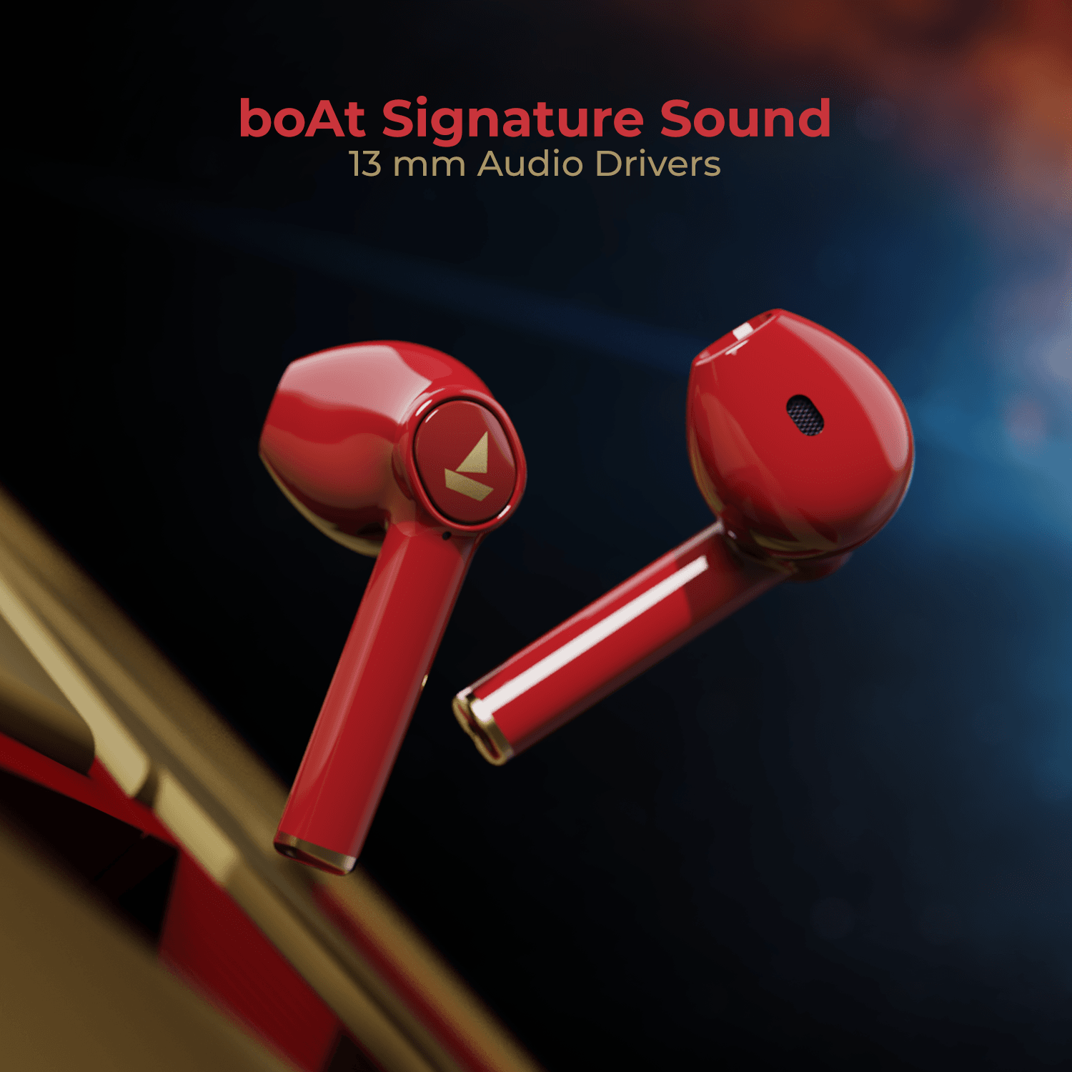 boAt Airdopes 131 Iron Man Marvel Edition | Wireless Earbuds with 13mm Audio Drivers, Upto 60 Hours Playback, IWP Technology, Voice Assistant, Type C Charging