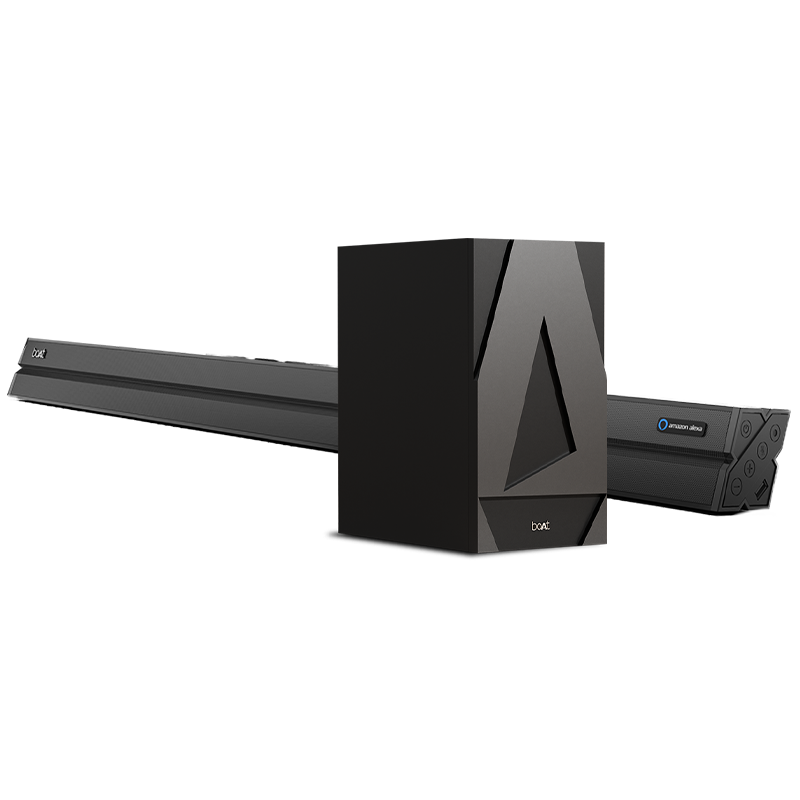 boAt Aavante Bar Aaupera | 120W Sound Bar with 2.1 Channel Smart Soundbar, Built in Alexa, EQ Modes