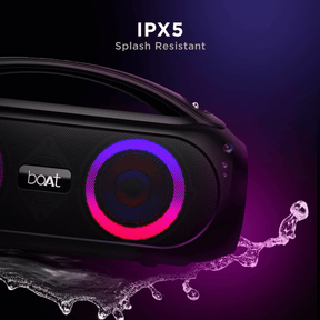 Party Pal 50 | Wireless Bluetooth Speaker with 20W RMS Stereo Sound, RGB LEDs, 4.5 Hrs Playback, USB, FM, AUX, BT