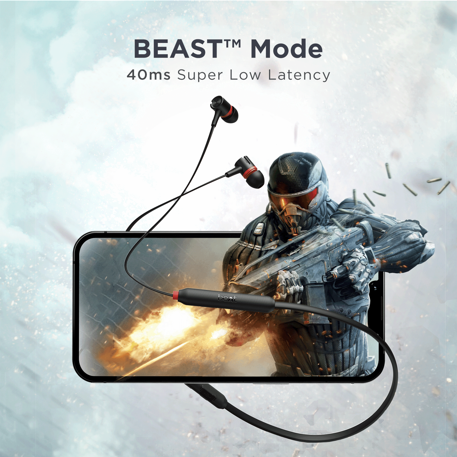 boAt Rockerz 245 Pro | Wireless Earphones with 10 min ASAP™ Fast Charge, 20 Hours of nonstop playback & ENx™ Technology