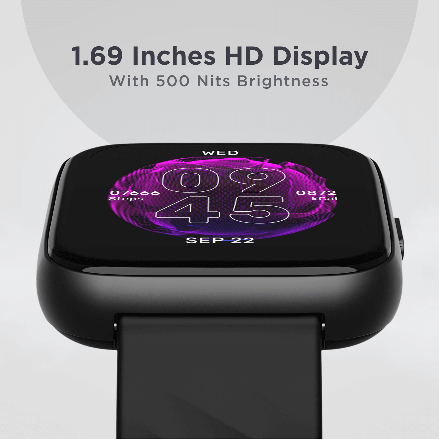 boAt Wave Pro | Smartwatch with 1.69" (4.29 cm) HD Display, Live Cricket Scores, 100+ Watch Faces, Control Your Music & Camera