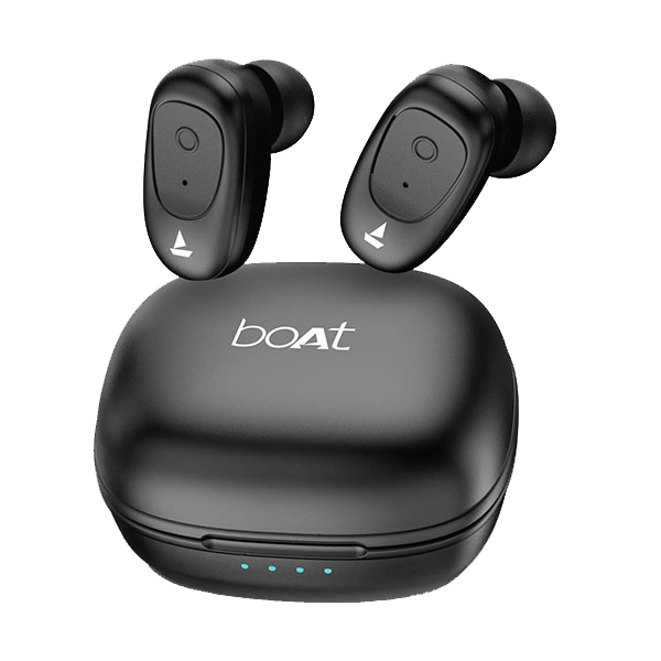 boAt Airdopes 201 TWS Wireless Earbuds for Sports Workout, 10mm Drivers, Voice Assistant with Google and Siri