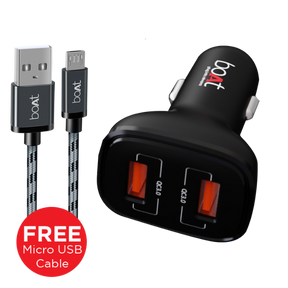 Dual QC Port Rapid Car Charger 18W - boAt Lifestyle