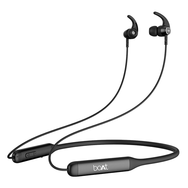 boAt Rockerz 330 | Bluetooth Earphone with Upto 30 Hours Nonstop Audio Bliss, Peerless Metallic Control Panel